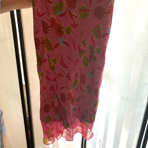 Bright Floral Midi Skirt - Picture 3 of 5